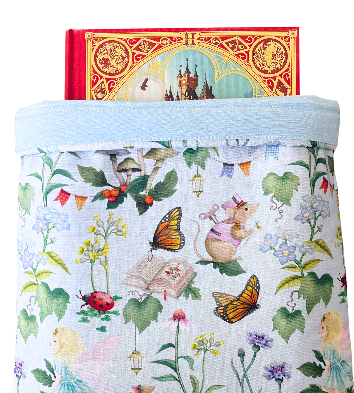 Pages & Pastries: Medium Book Sleeve - Enid Blyton