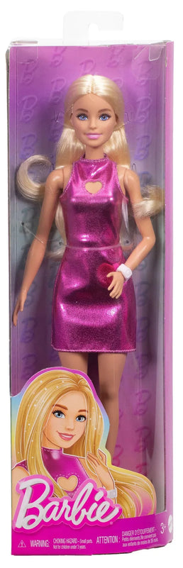 Barbie: Fashionista Doll - Shiny Pink Dress