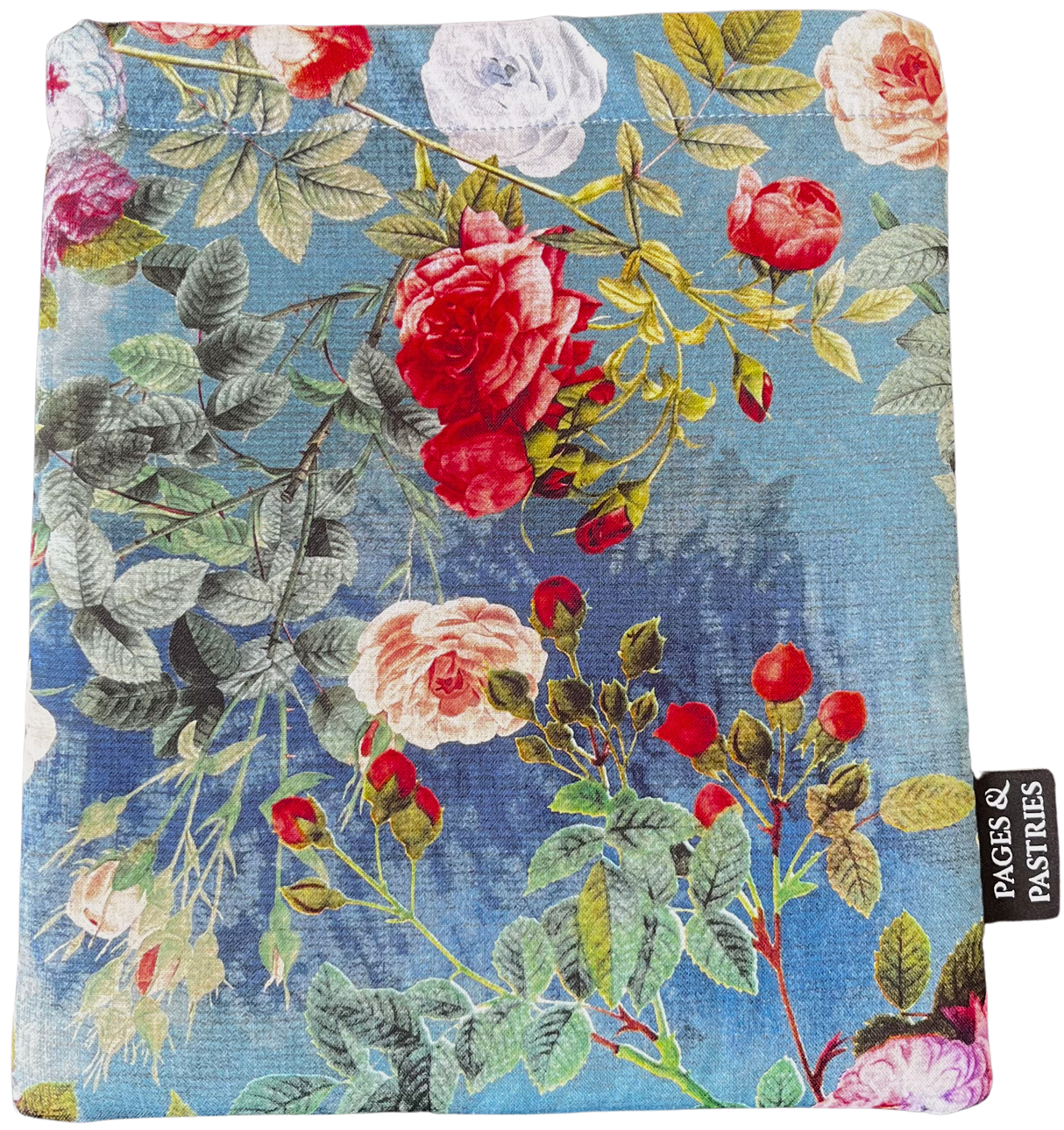 Pages & Pastries: Medium Book Sleeve - Floral