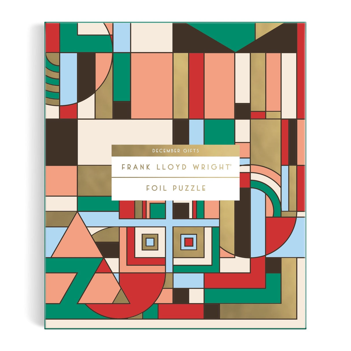 Galison Frank Lloyd Wright December Gifts Foil Puzzle - 1000 Piece