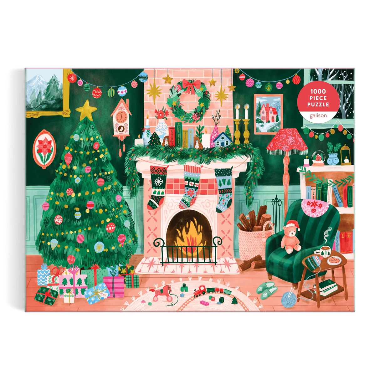 Galison Cozy by the Fireplace Puzzle - 1000 Piece