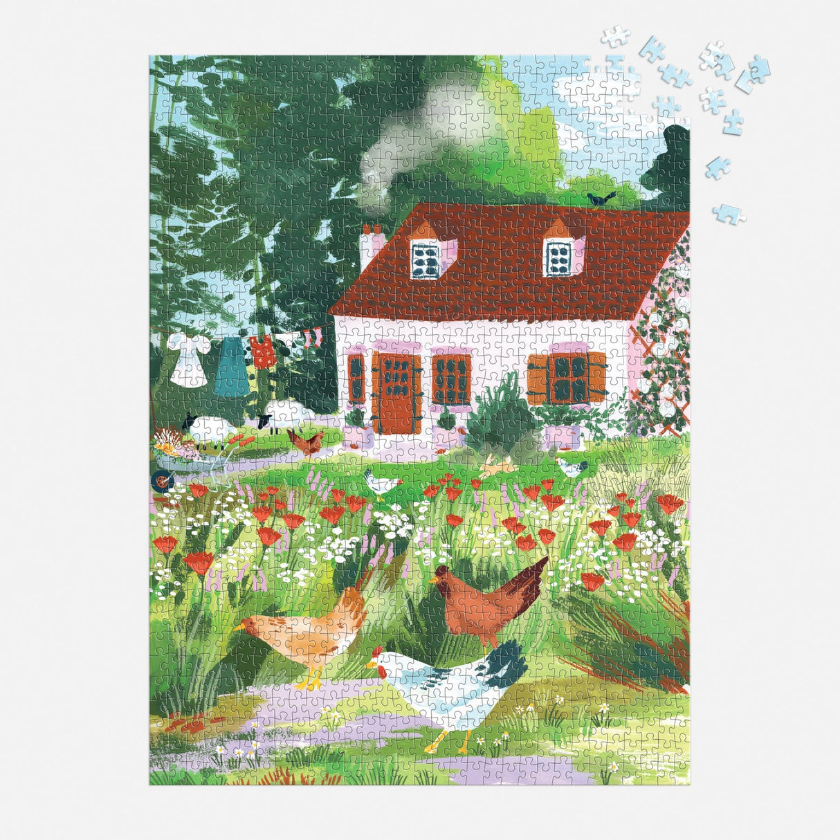 Galison Cottage Wildflowers Puzzle - 1000 Piece