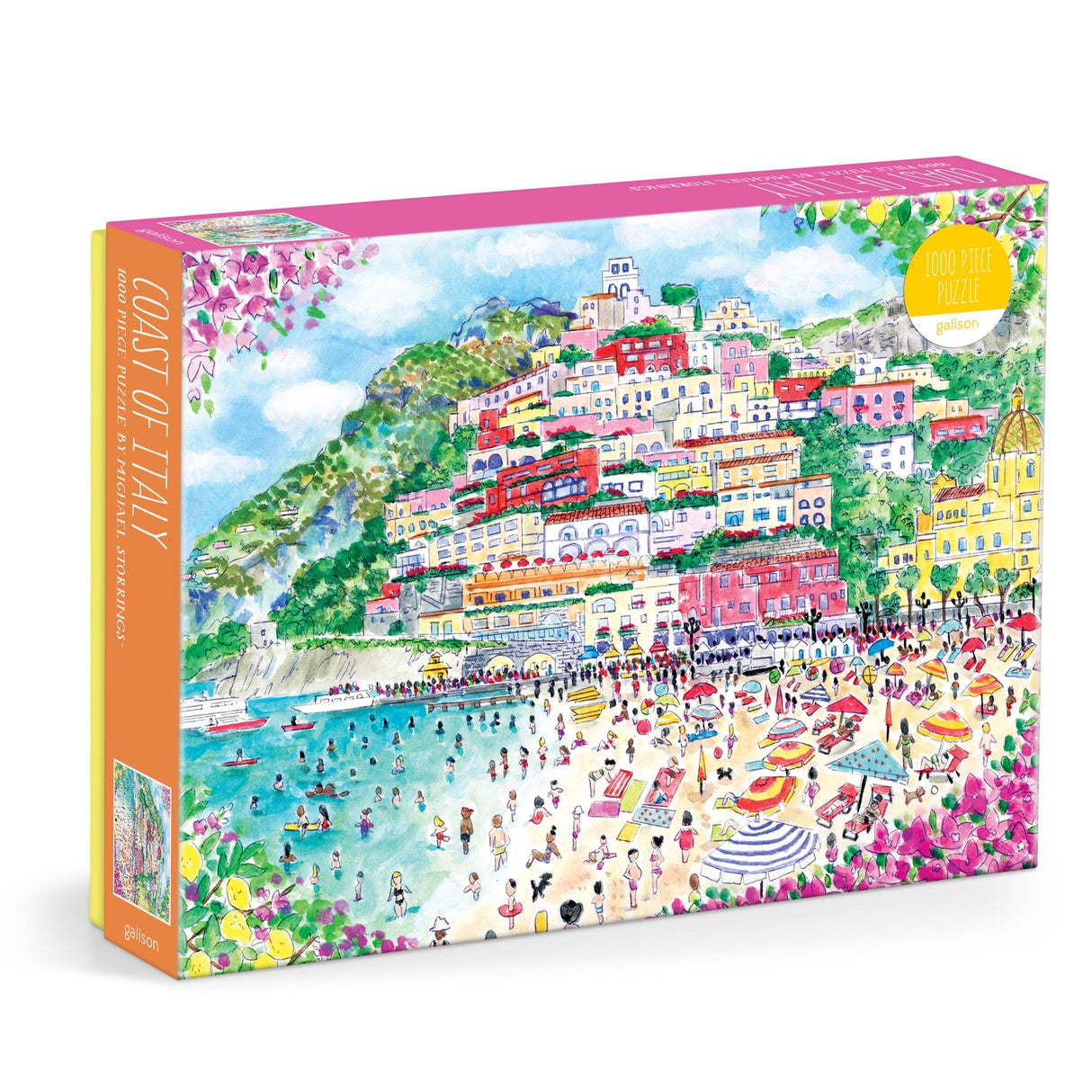 Galison Michael Storrings Coast of Italy Puzzle - 1000 Piece