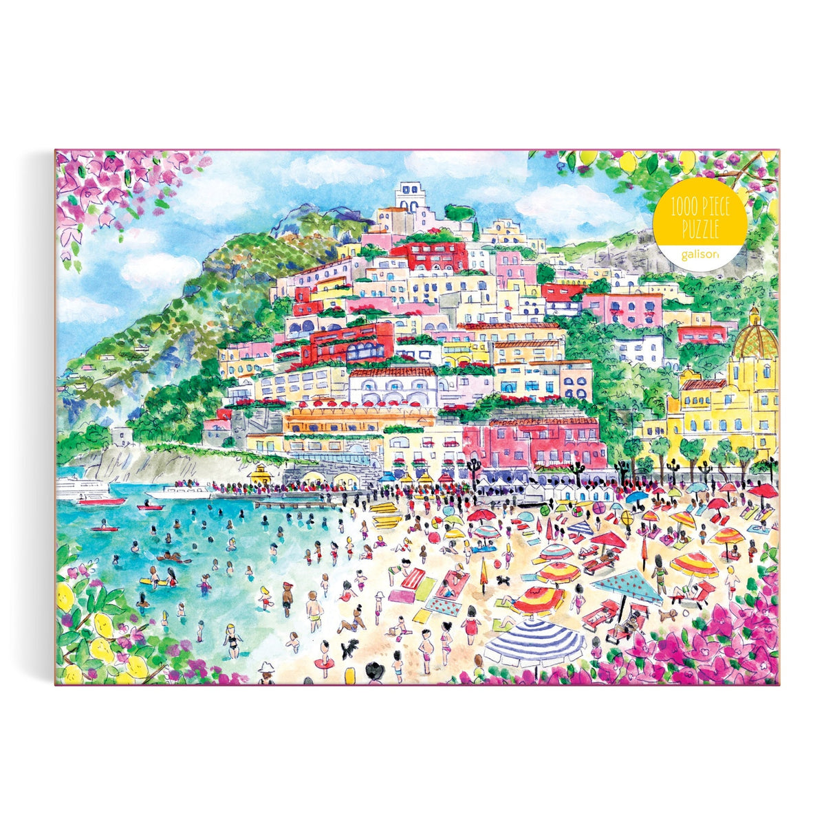 Galison Michael Storrings Coast of Italy Puzzle - 1000 Piece