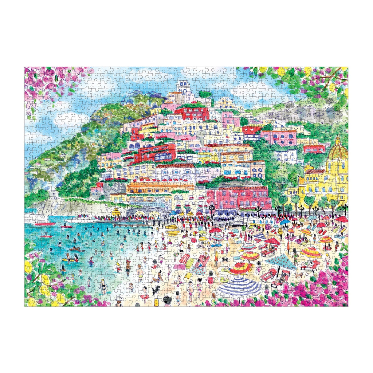 Galison Michael Storrings Coast of Italy Puzzle - 1000 Piece