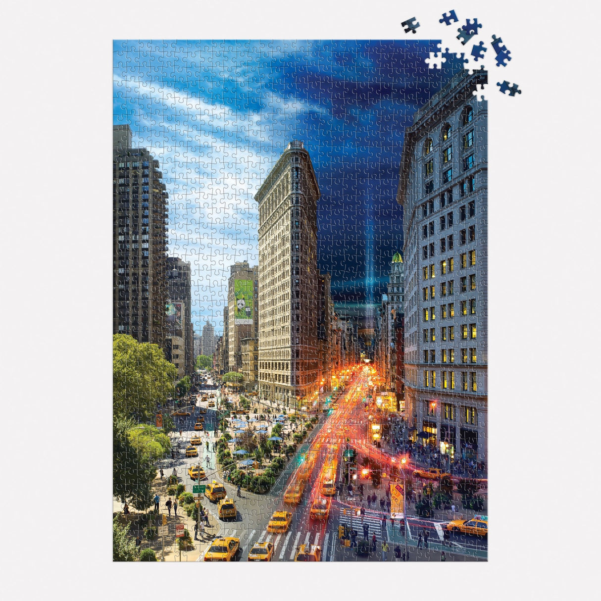 Galison Stephen Wilkes Day to Night Flatiron Puzzle - 1000 Piece