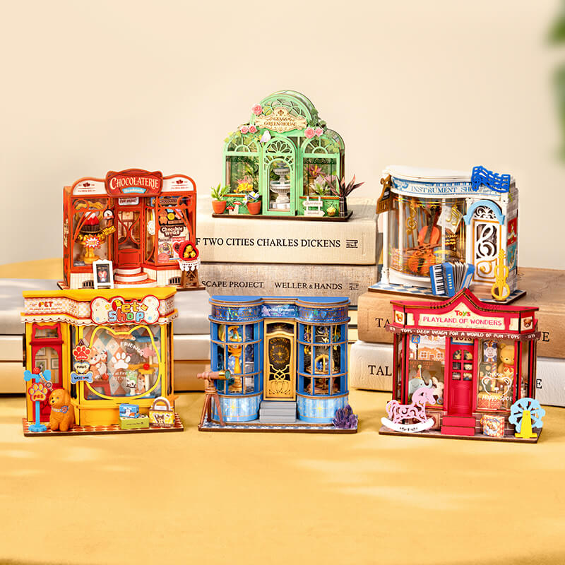 Rolife Green Fountain Garden DIY Miniture Puzzle - (DS049)