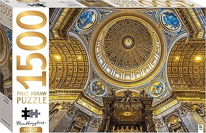 Mindbogglers Gold 1500pc Jigsaw Puzzle - St.Peters Basilica