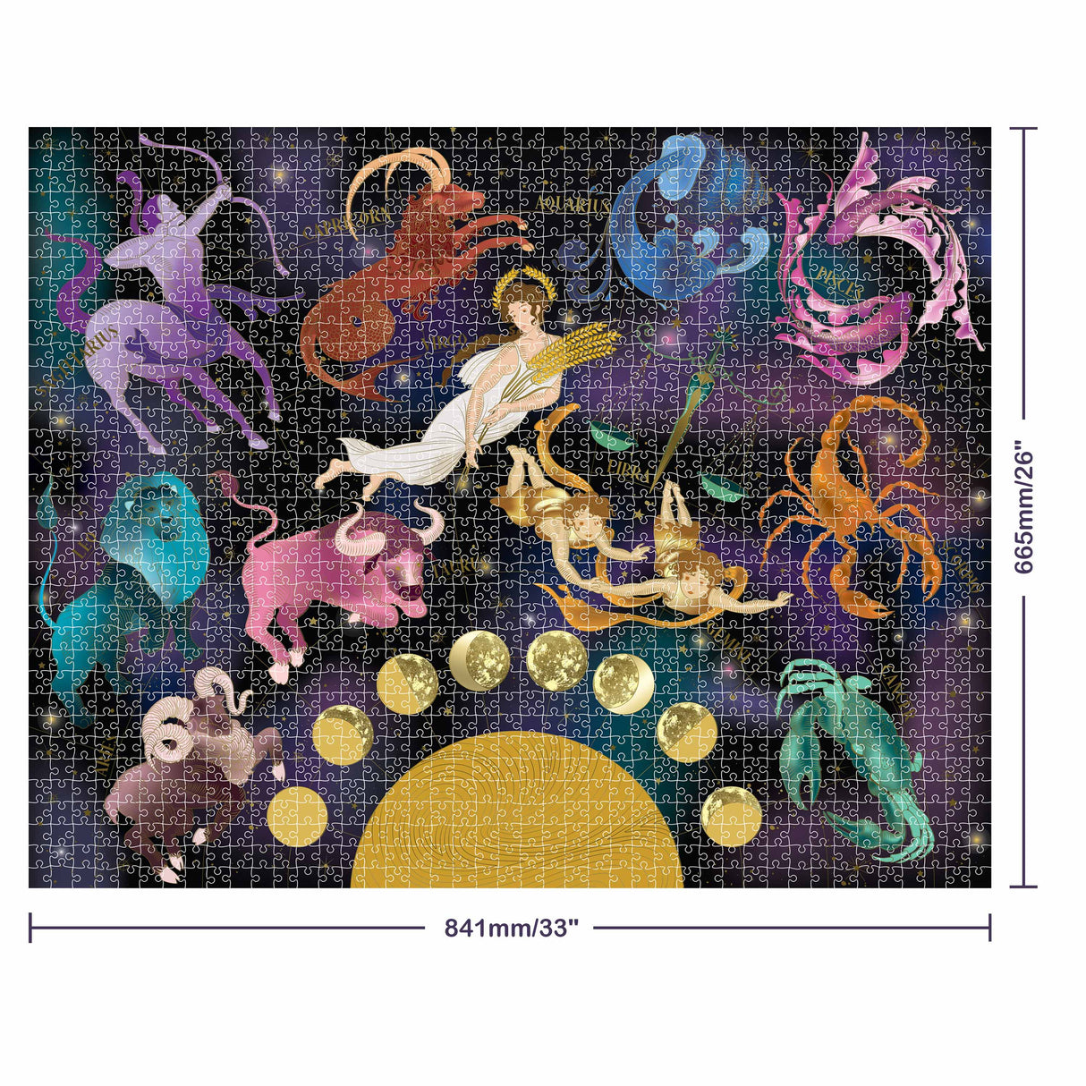 Mindbogglers Gold 1500pc Jigsaw Puzzle - Astrology