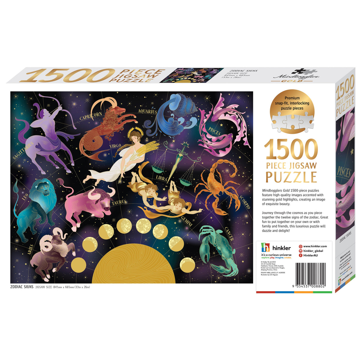 Mindbogglers Gold 1500pc Jigsaw Puzzle - Astrology