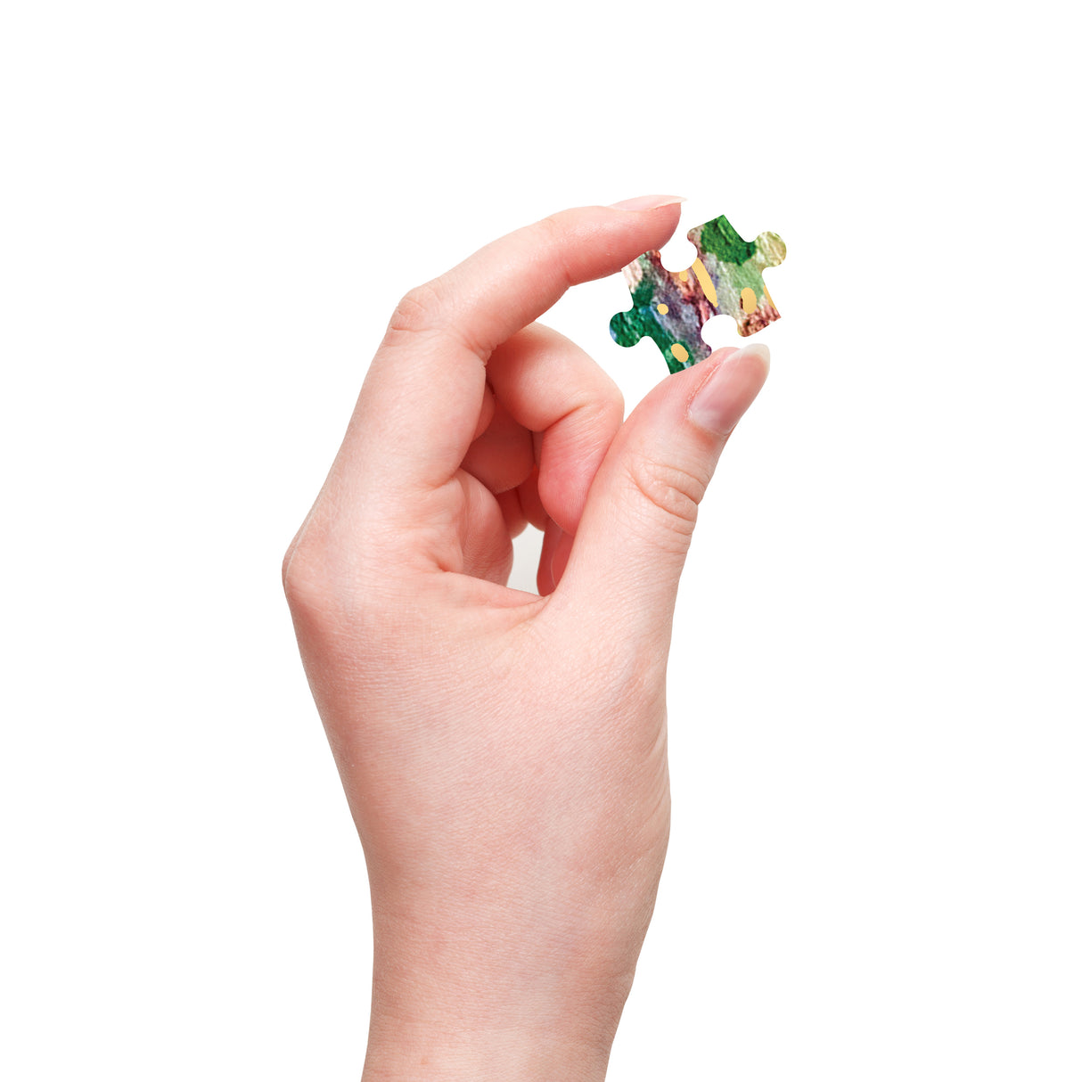 Mindbogglers Gold 1000pc Jigsaw Puzzle - Bridge Over a Pond of Water Lilies