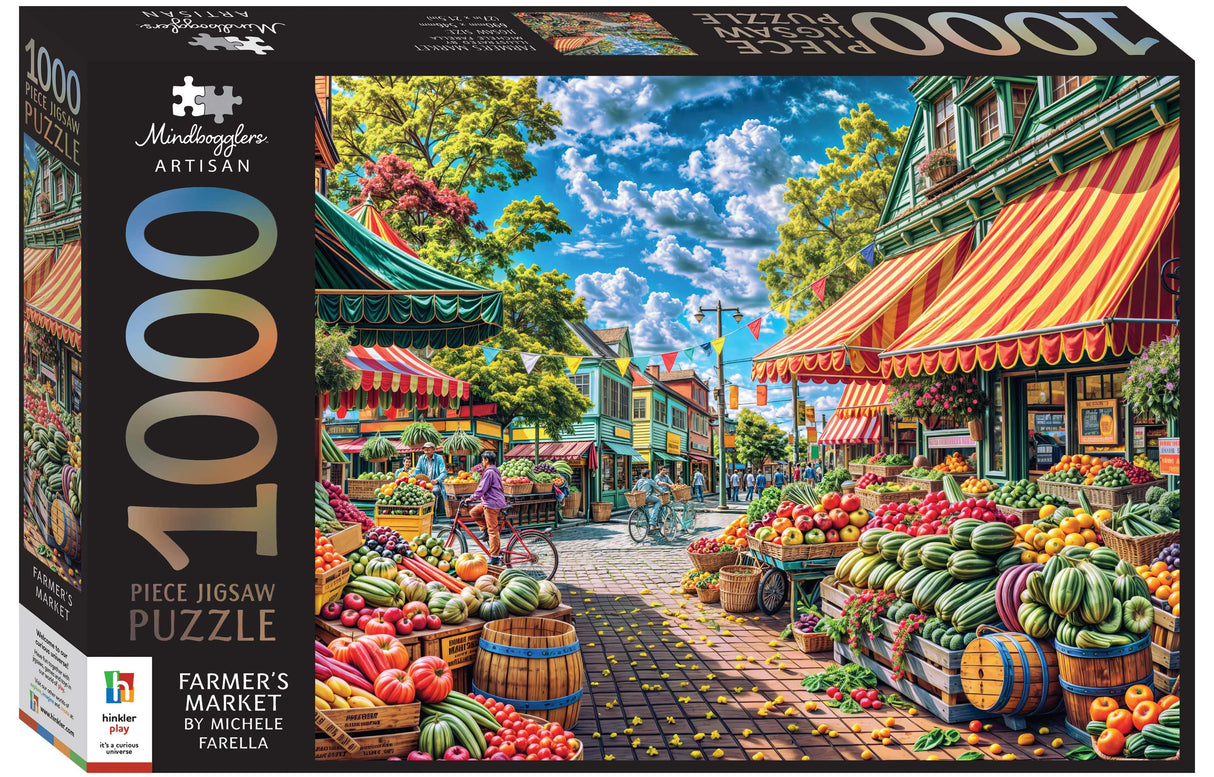 Mindbogglers Artisan 1000pc Jigsaw Puzzle - Farmers Market