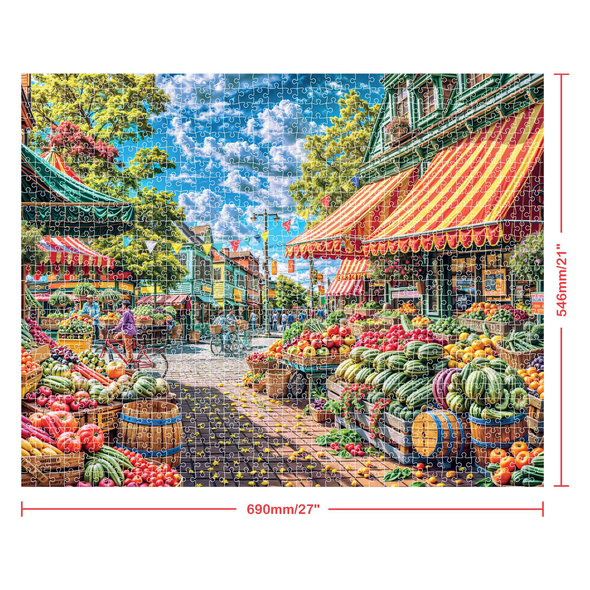 Mindbogglers Artisan 1000pc Jigsaw Puzzle - Farmers Market
