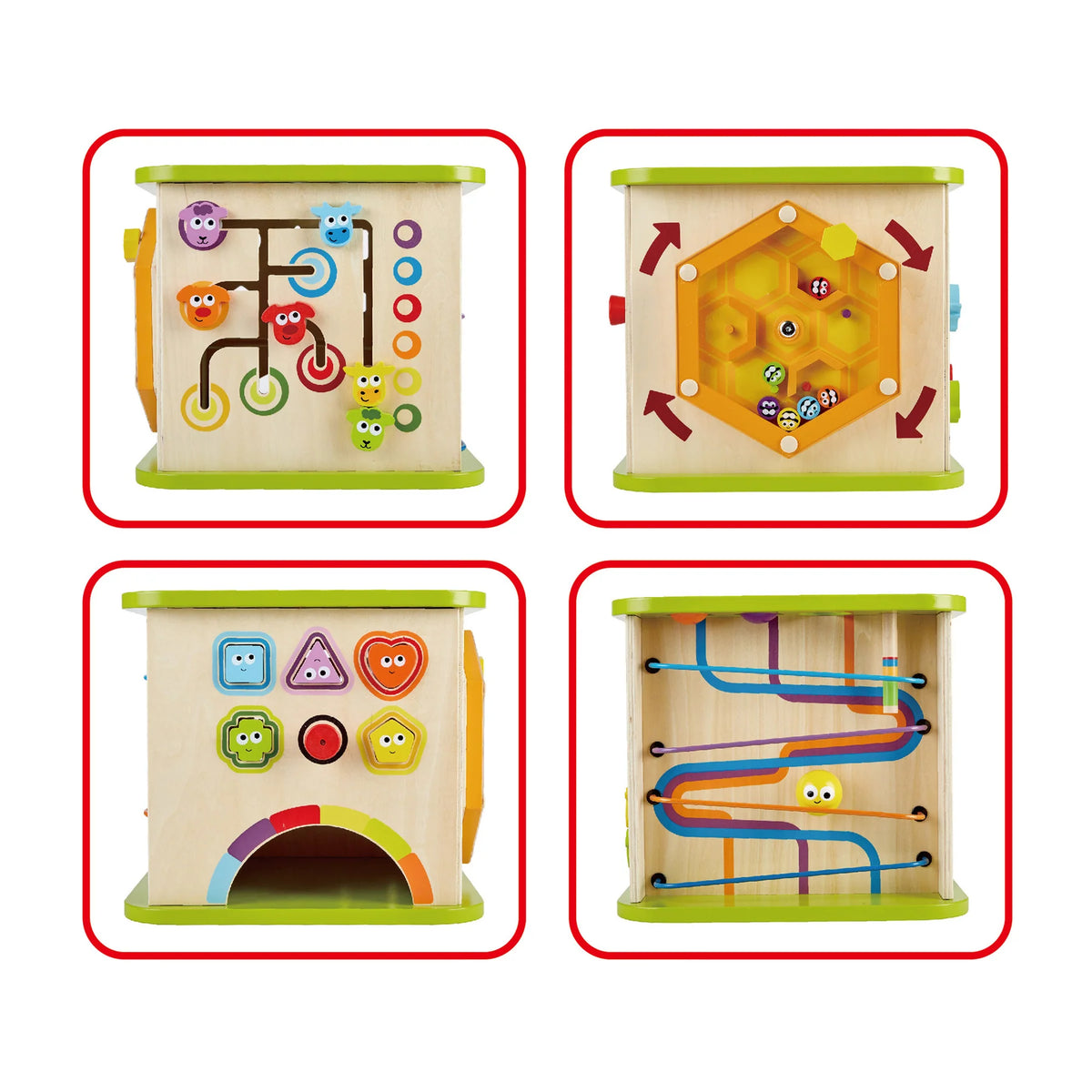 Hape: Country Critters Play Cube