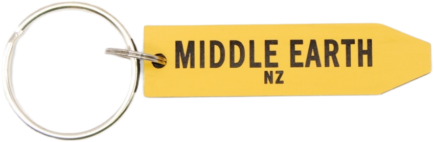 Ian Blackwell: Give Me A Sign Keyring - Middle Earth
