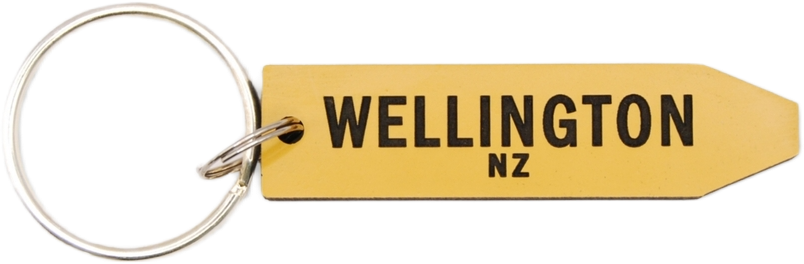 Ian Blackwell: Give Me A Sign Keyring - Wellington