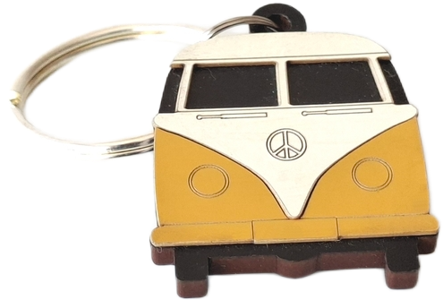 Ian Blackwell: Keeper Keyring - Yellow Kamper