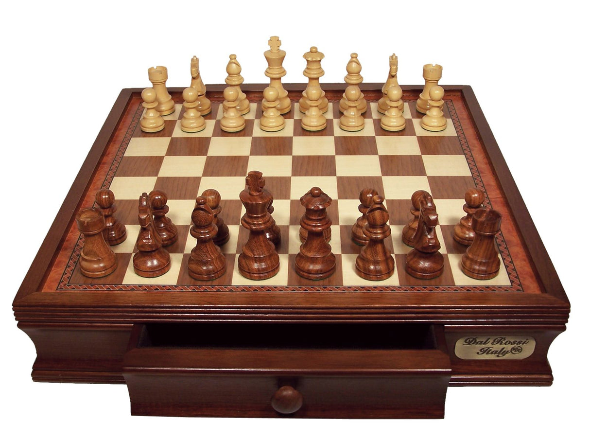 Dal Rossi: 16" Boxwood & Sheesham Chess Set