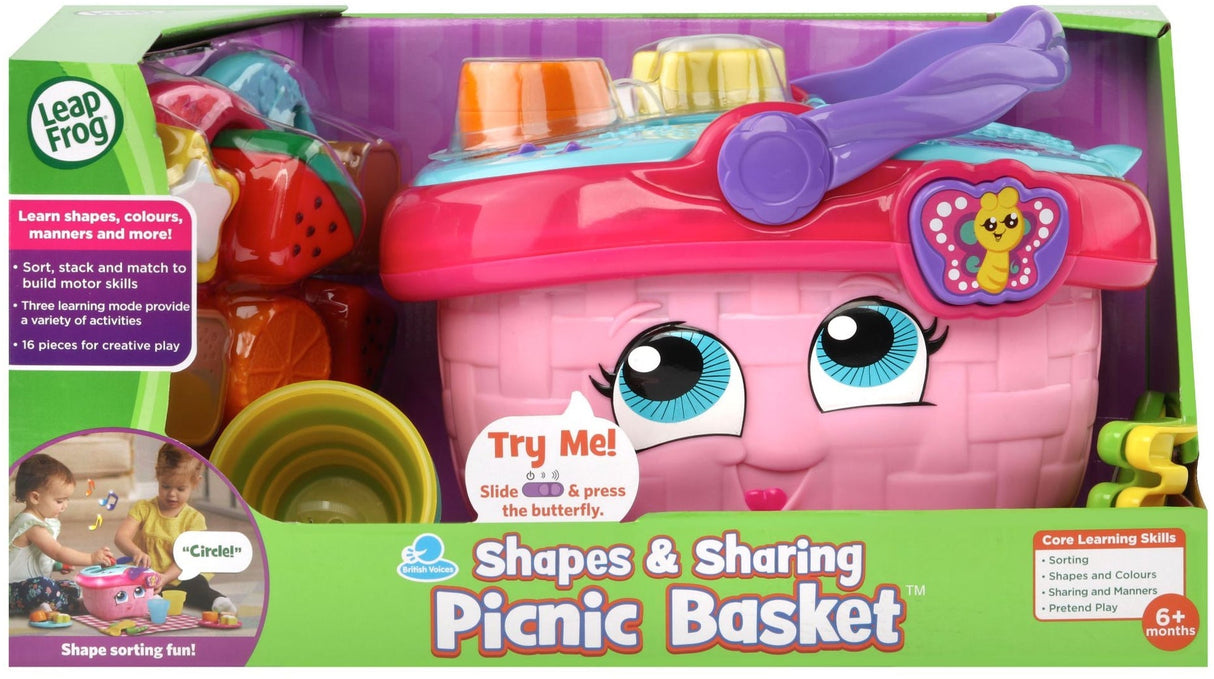 LeapFrog Shapes and Sharing Picnic Basket