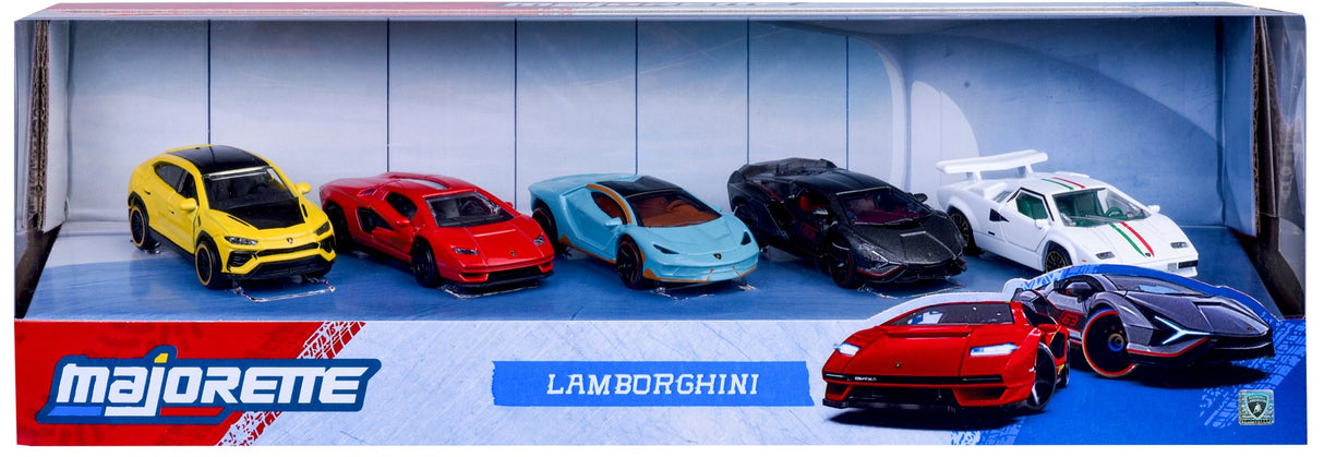 Majorette: Lamborghini - 5 Piece Gift Pack