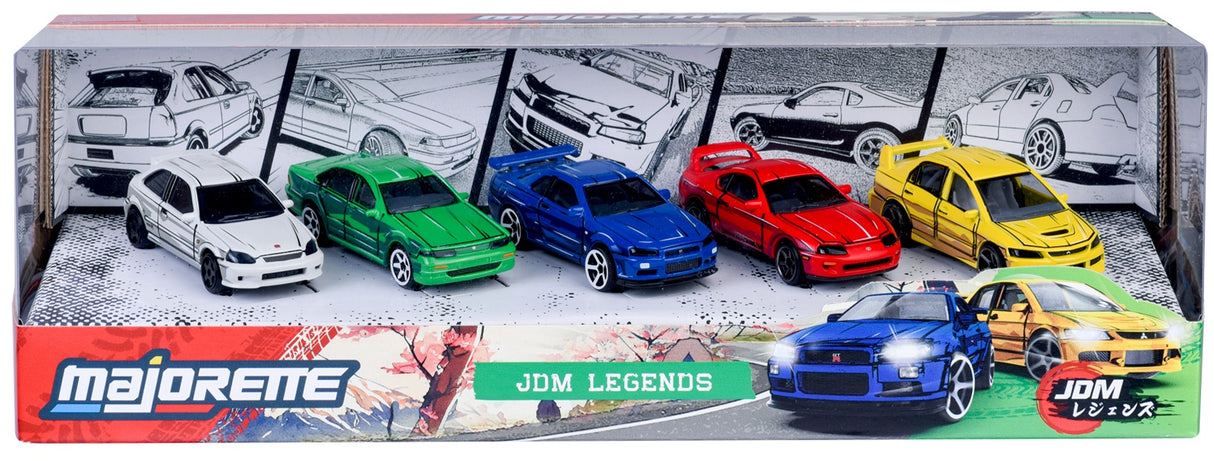 Majorette: JDM Legends Anime - 5 Piece Gift Pack