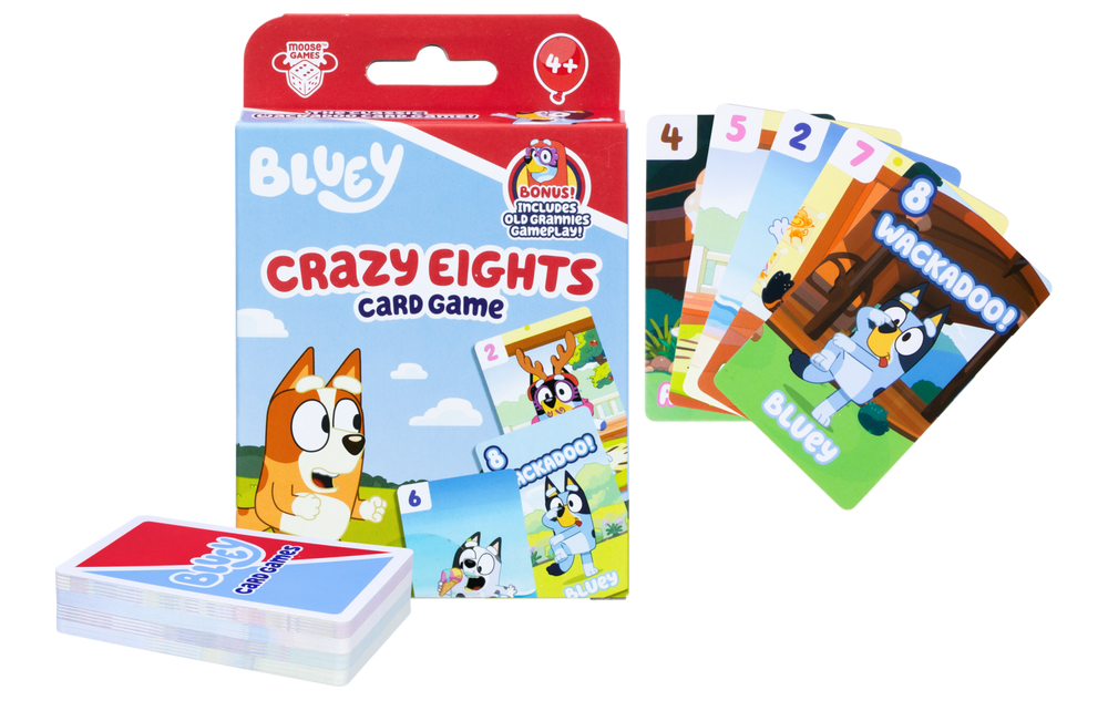 Bluey: Crazy 8's Card Game