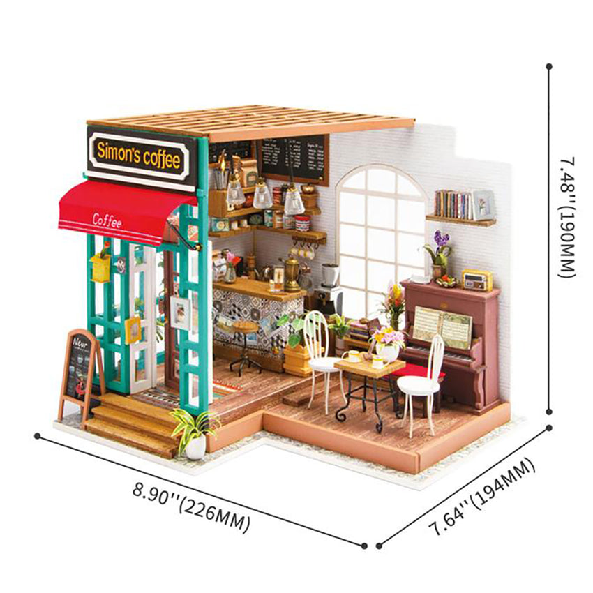 Rolife Simon’s Coffee DIY Miniature Puzzle - (DG109)