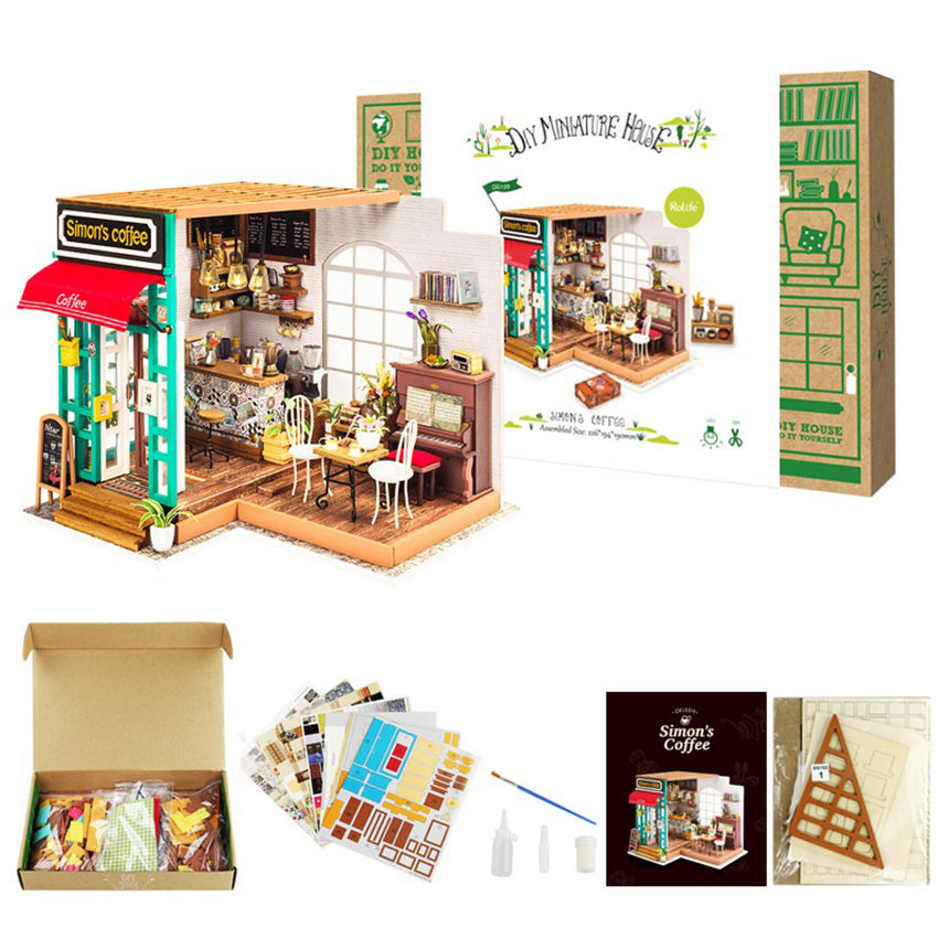 Rolife Simon’s Coffee DIY Miniature Puzzle - (DG109)