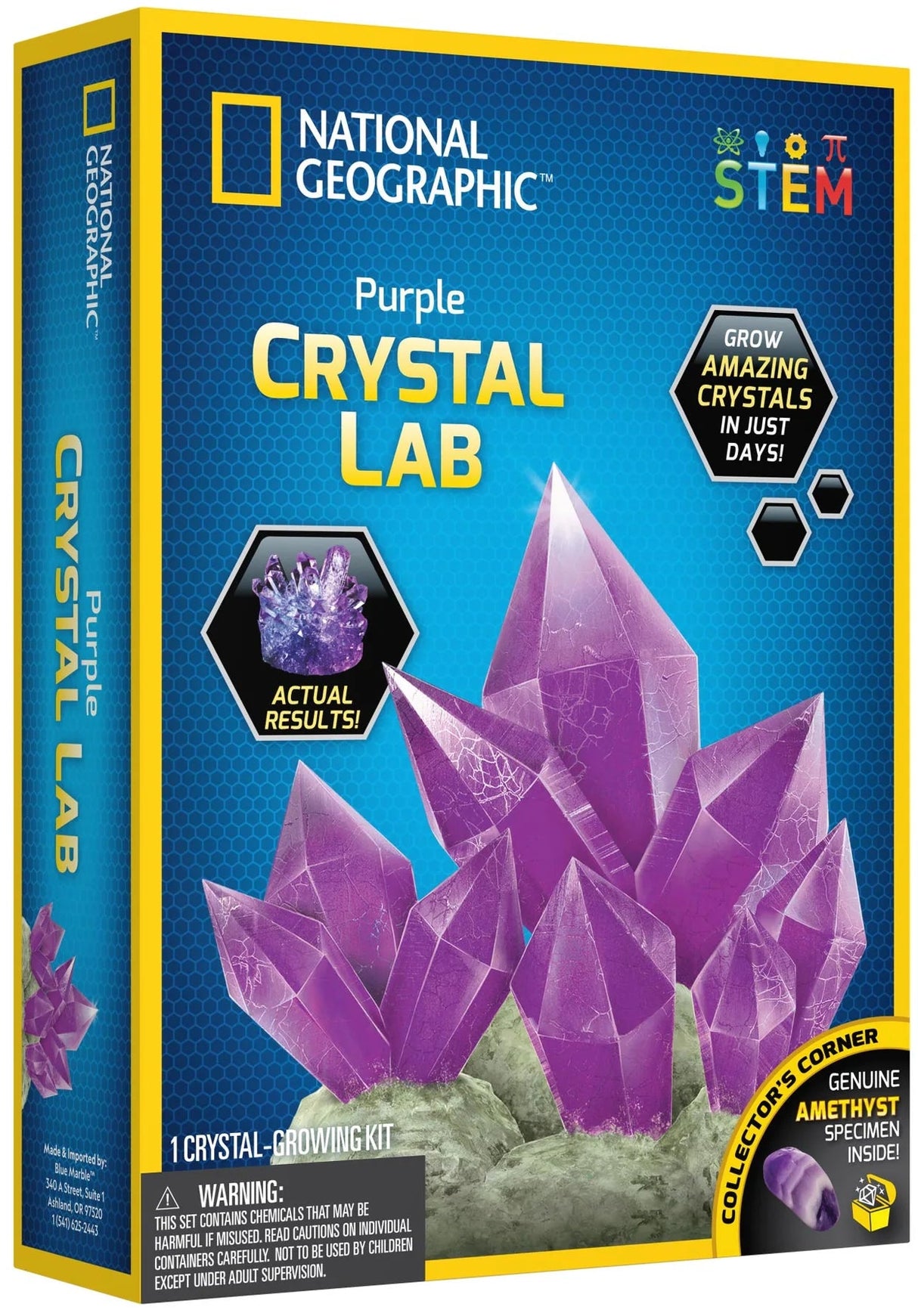 National Geographic Purple Crystal Growing Lab