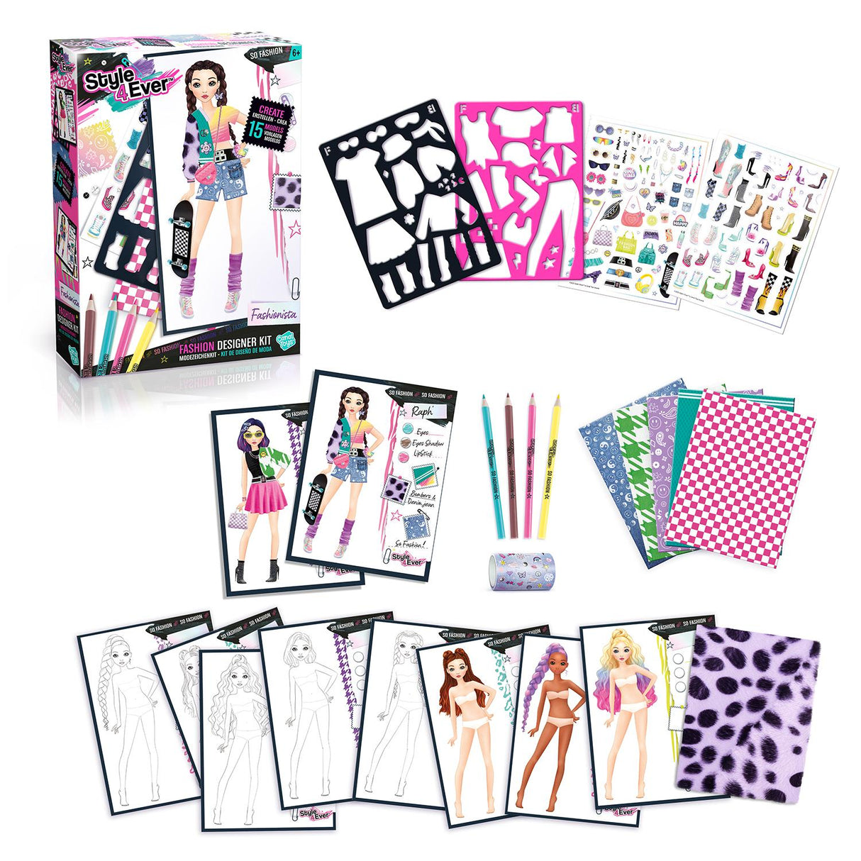 Style 4 Ever Fashion Designer Kit - Fashionista
