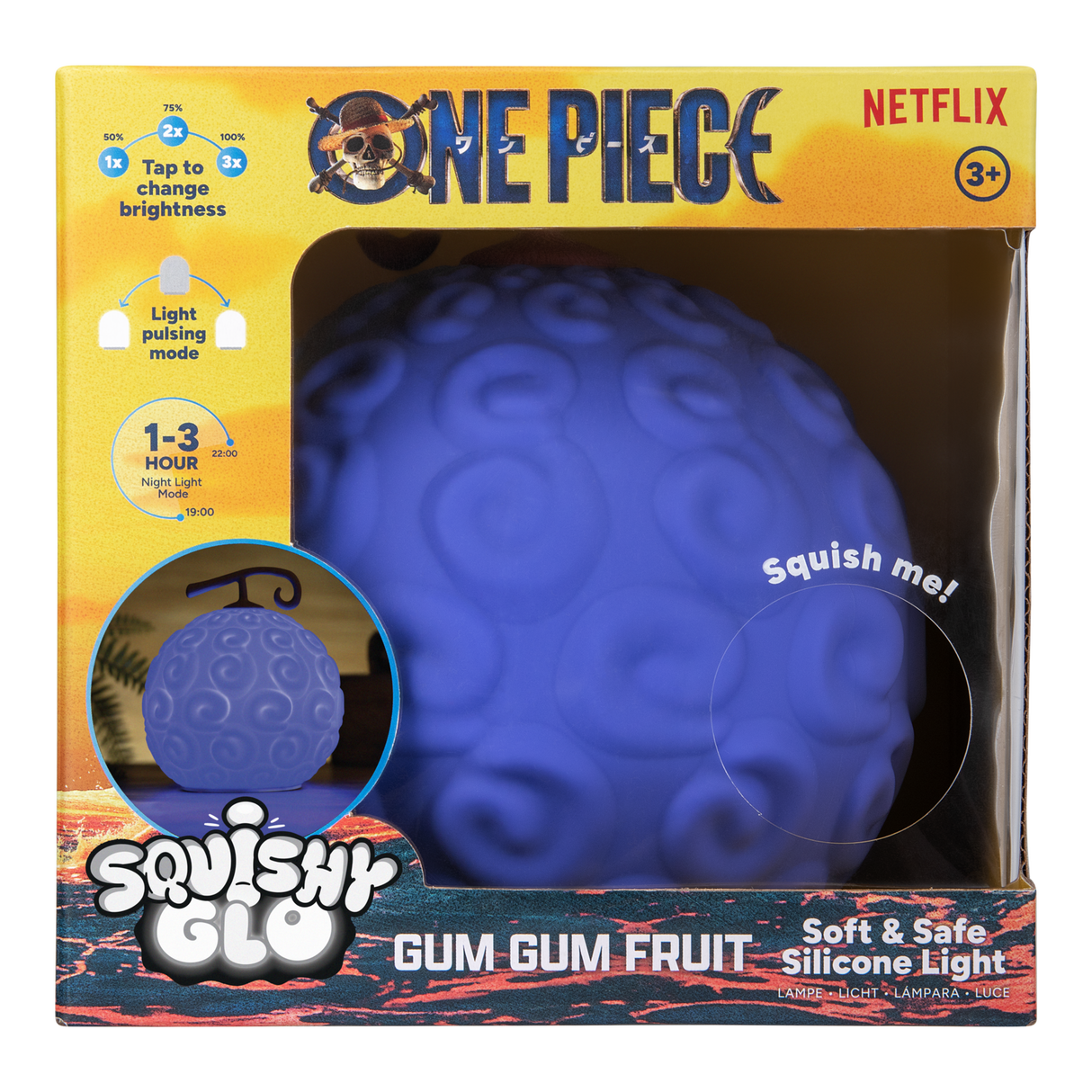 One Piece GumGum Fruit SquishyGlo Light