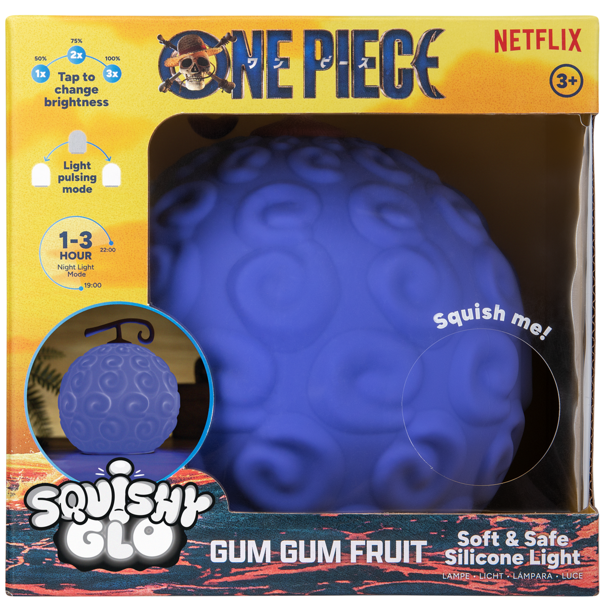 One Piece GumGum Fruit SquishyGlo Light