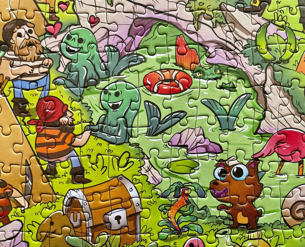 Vizzles Peter Pan's Neverland 1000pc Jigsaw Puzzle