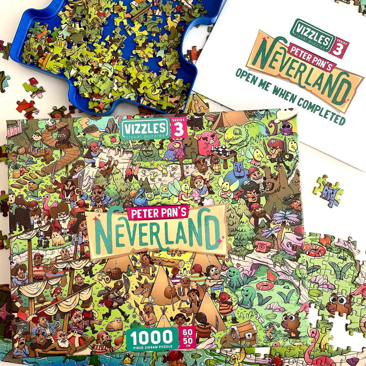 Vizzles Peter Pan's Neverland 1000pc Jigsaw Puzzle