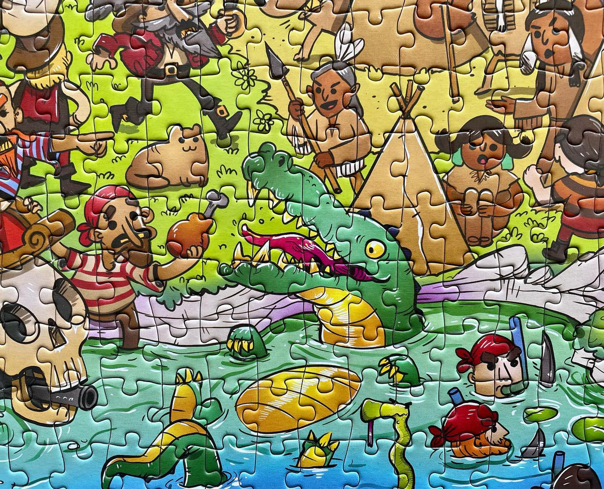 Vizzles Peter Pan's Neverland 1000pc Jigsaw Puzzle