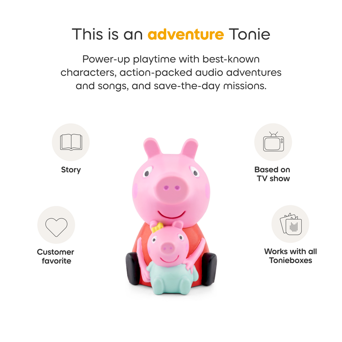 tonies: Peppa Pig - The New Baby Tonie Audio Character
