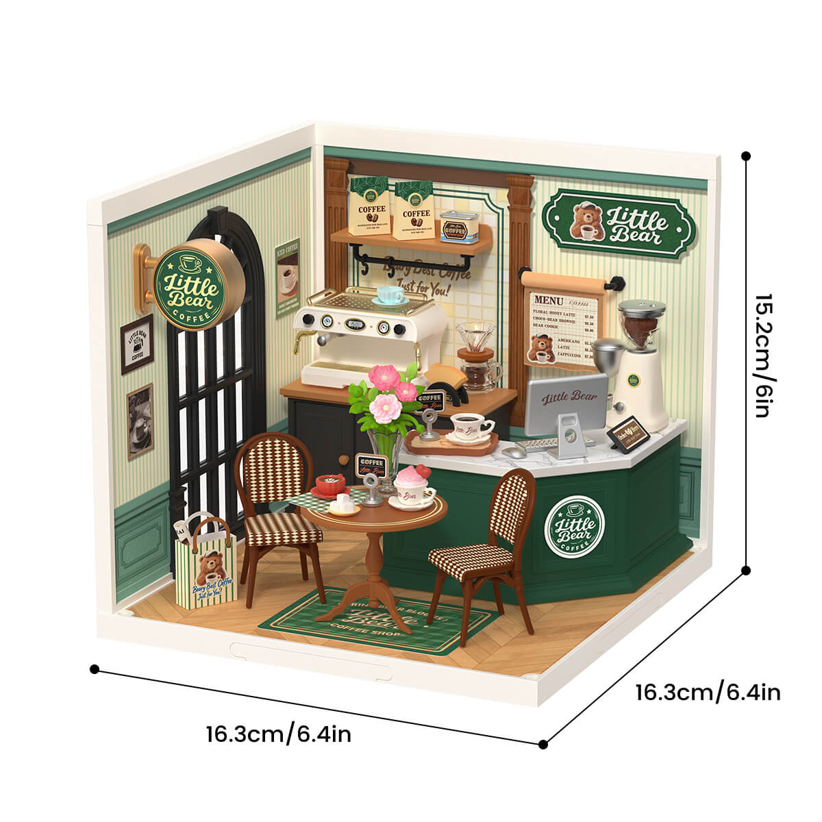 Rolife: Perfect Romance Café - Super Creator Plastic DIY Miniature Puzzle