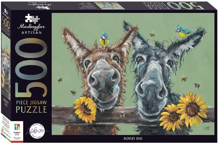 Mindbogglers Artisan 500pc Jigsaw Puzzle - Brown Donkey