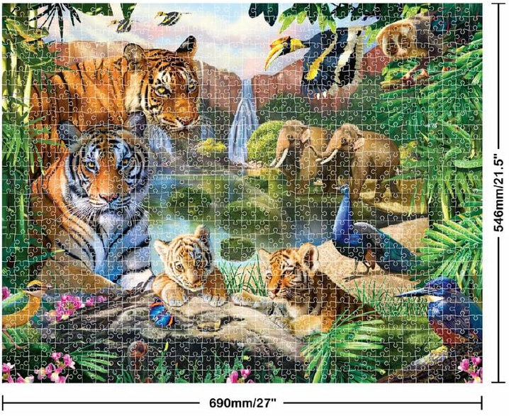 Mindbogglers Artisan 1000pc Jigsaw Puzzle - In the Jungle