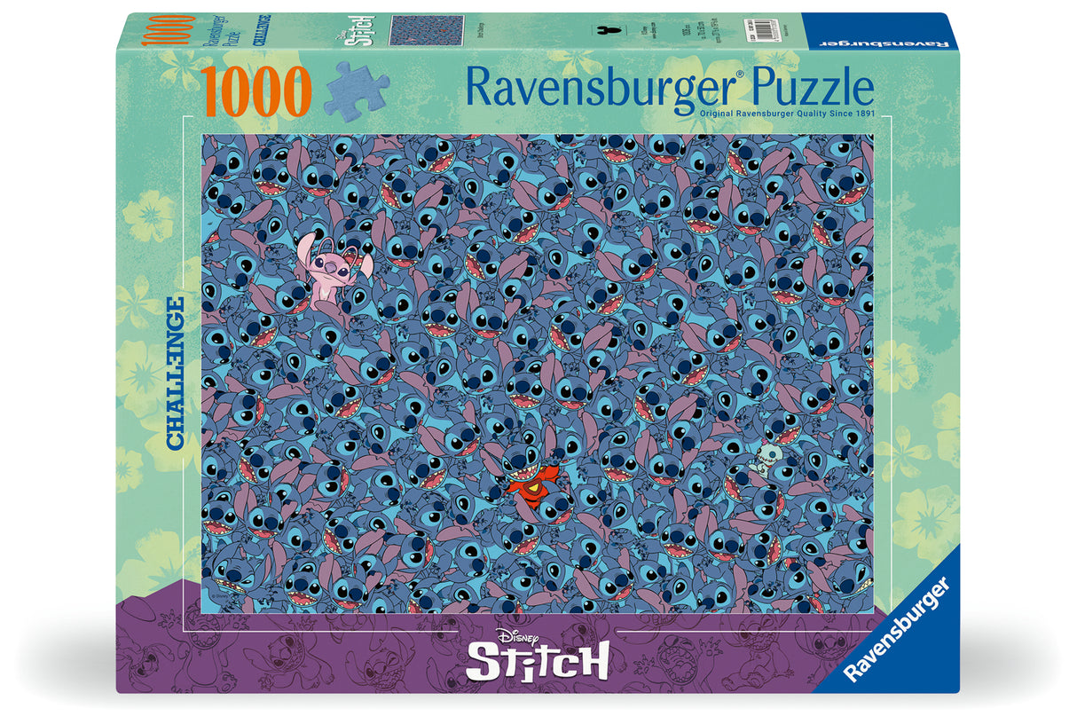 Ravensburger: Disney Stitch Challenge Puzzle - 1000 Pieces