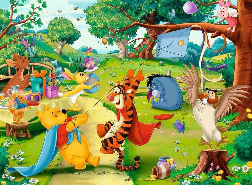 Ravensburger - Disney Pooh to the Rescue - 100 Piece
