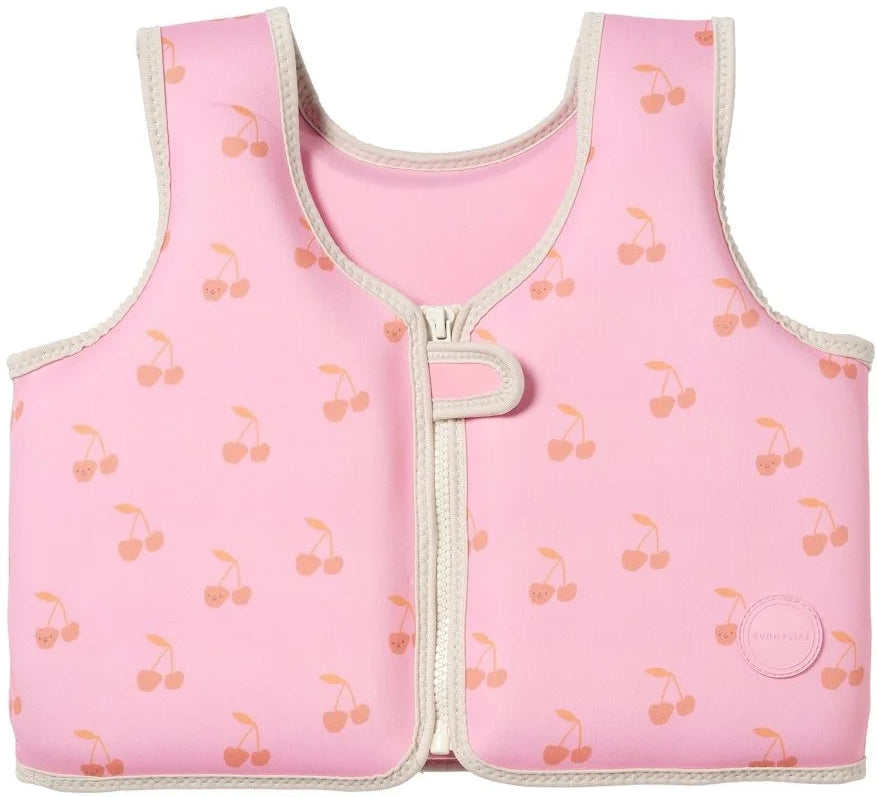Sunnylife: Kids Swim Vest 3-6 Years - Cotton Candy Cherry