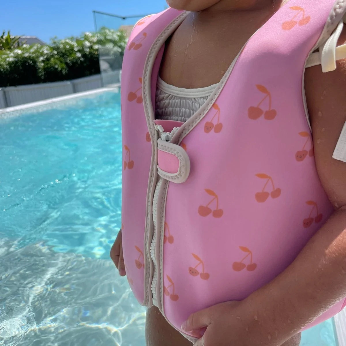 Sunnylife: Kids Swim Vest 3-6 Years - Cotton Candy Cherry