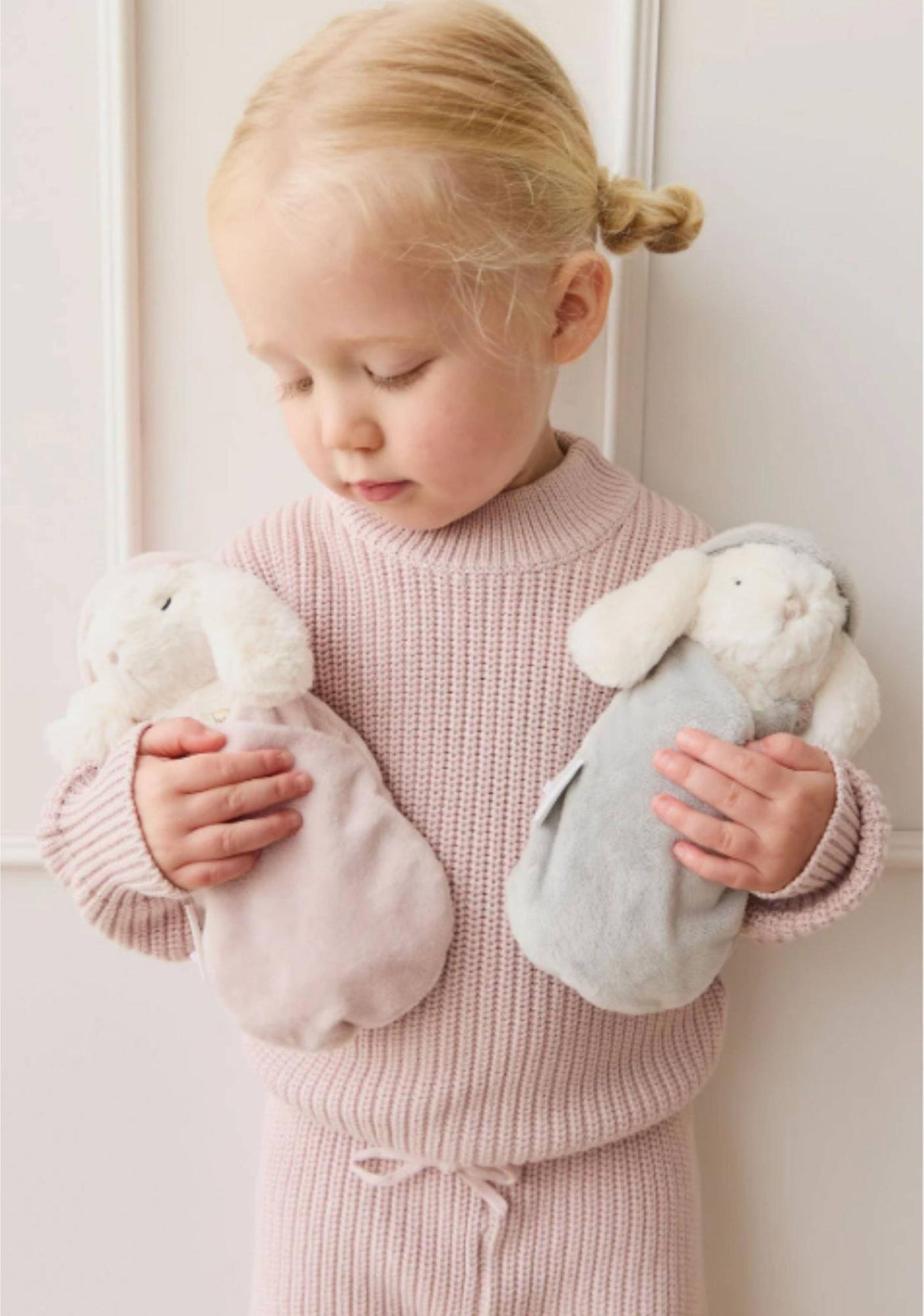 Snuggle Bunnies Sleeping Penelope - Blush (20cm)