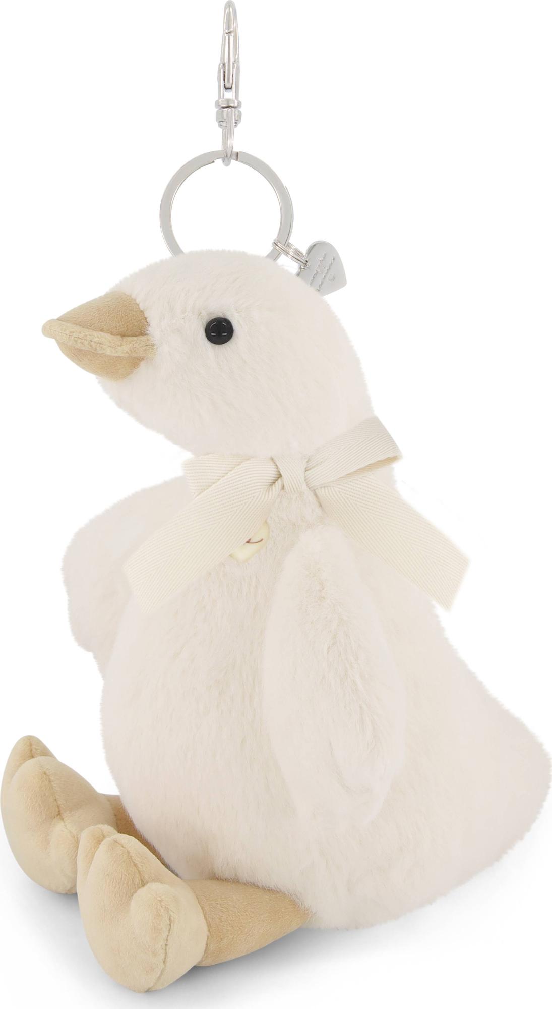Snuggle Bunnies Rosie the Duck Key Charm with Neck Bow