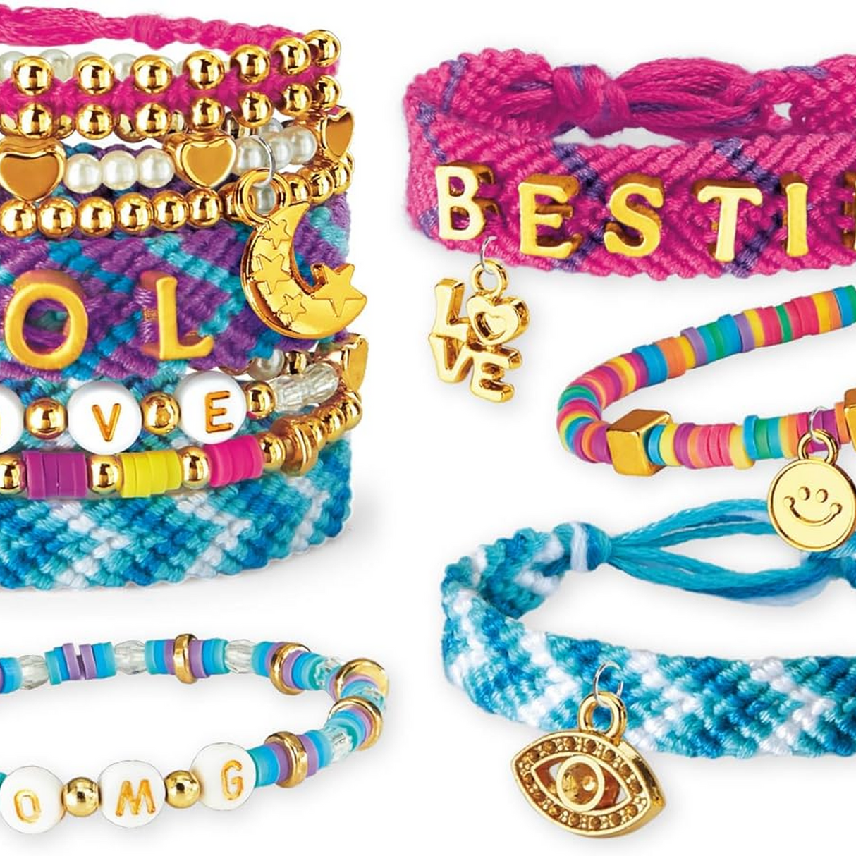 Shimmer 'n Sparkle Sparkling A-Z Fashion Bracelets - Deluxe Set