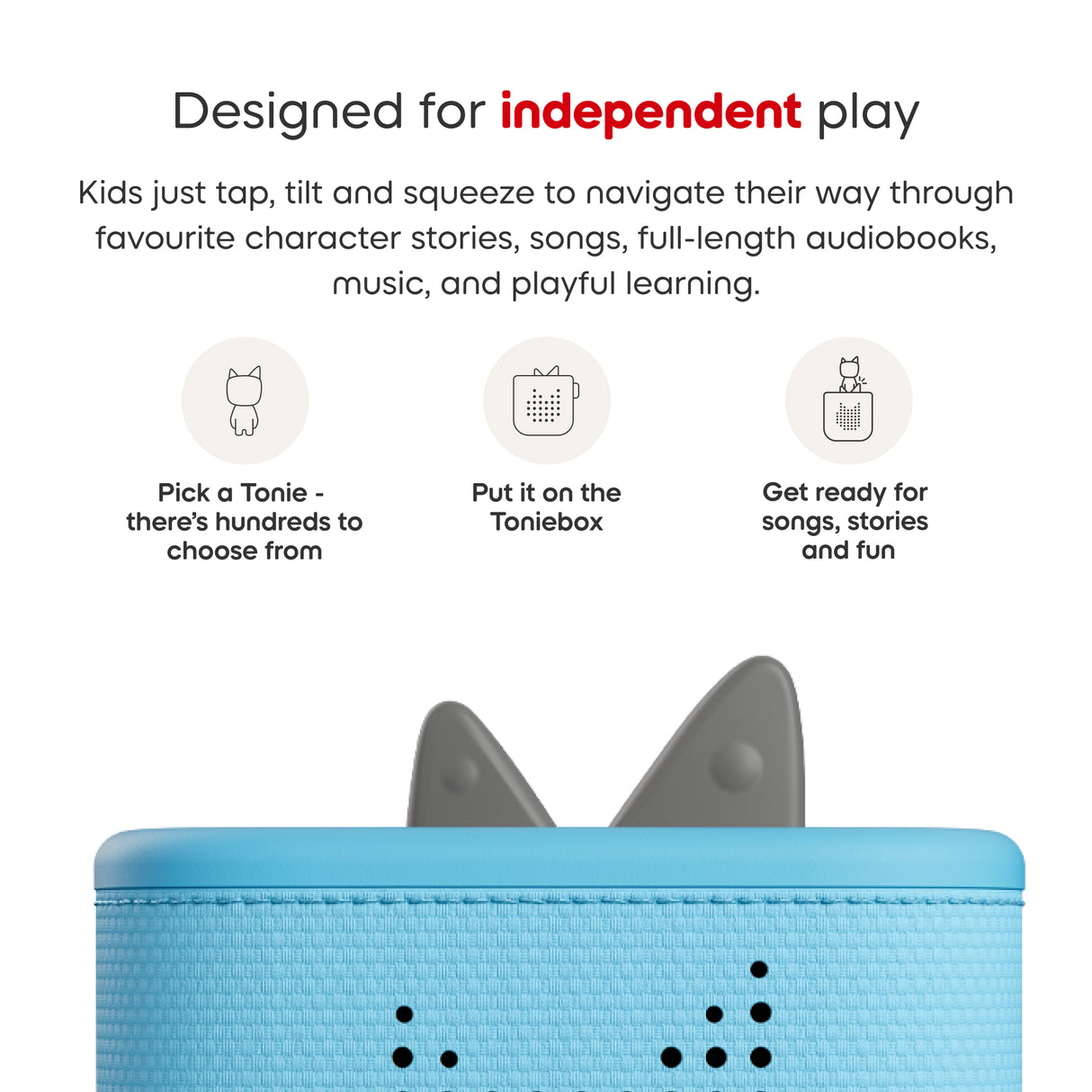 tonies: Toniebox 2 Sky Blue Starter Set - Creative Tonie Rubie