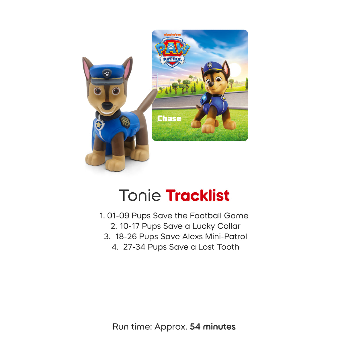tonies: Toniebox 2 Sunset Red Play Set - Paw Patrol Chase