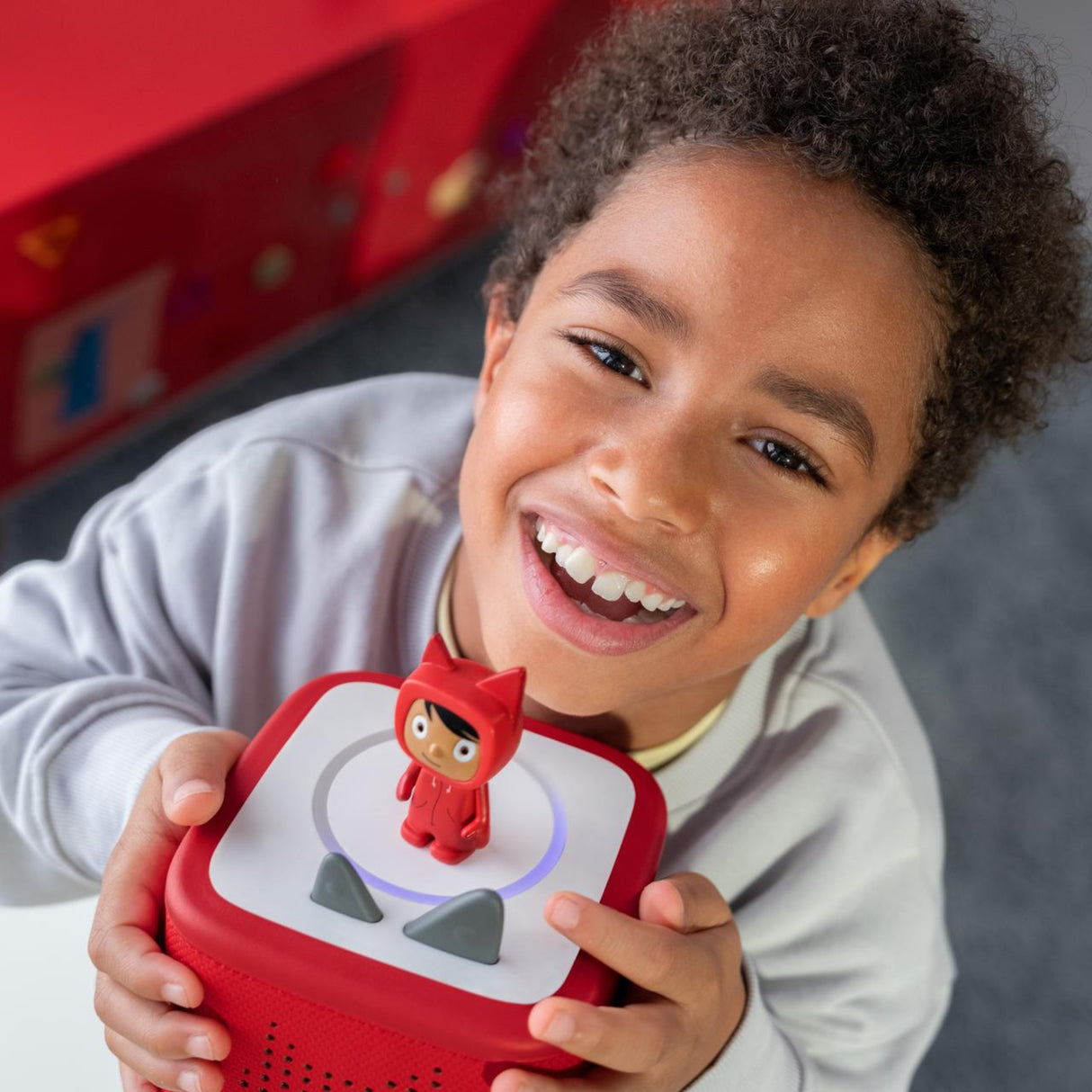 tonies: Toniebox 2 Sunset Red Starter Set - Creative Tonie Rubie