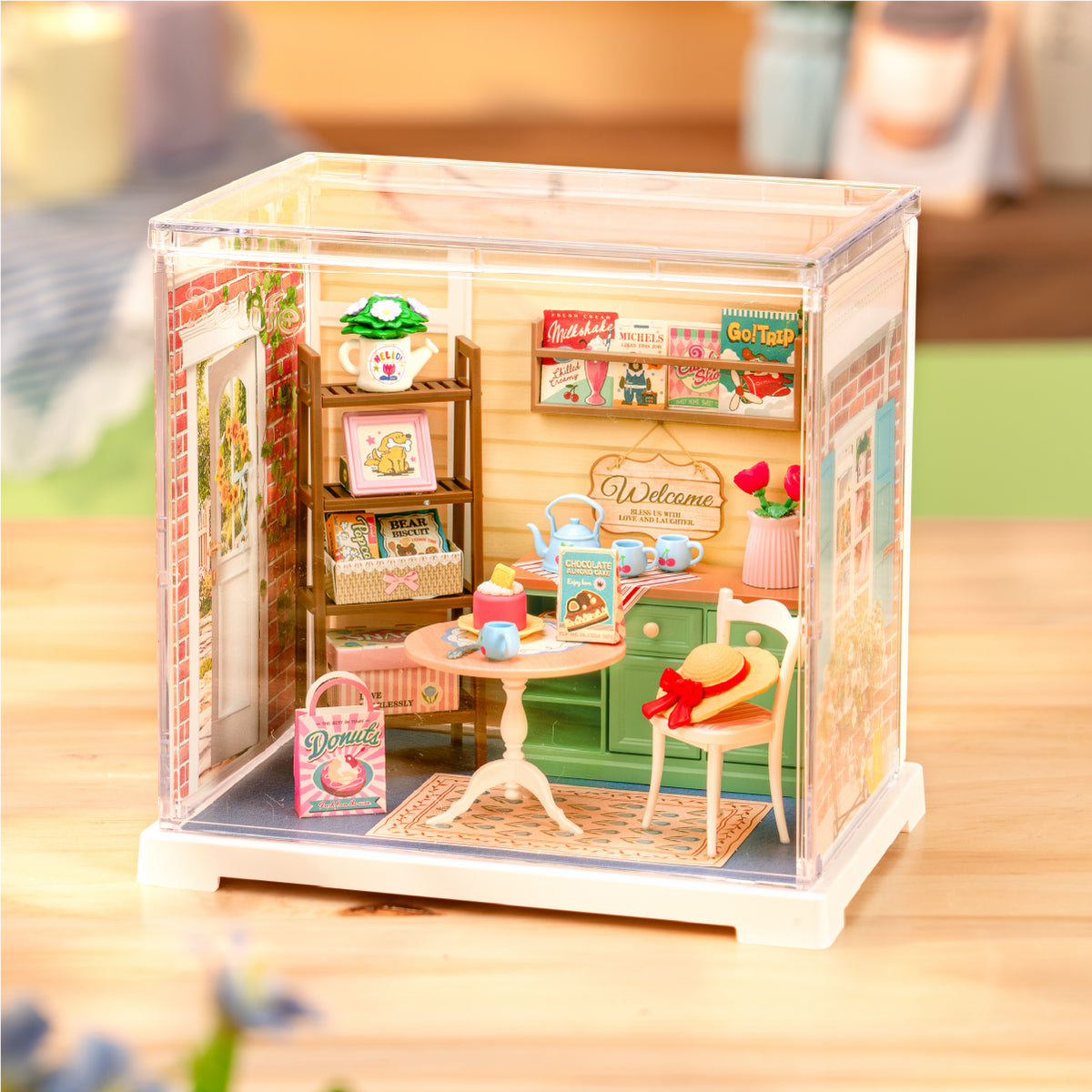 Rolife: Sunshine Sip Porch - Super Creator Plastic DIY Miniature Puzzle